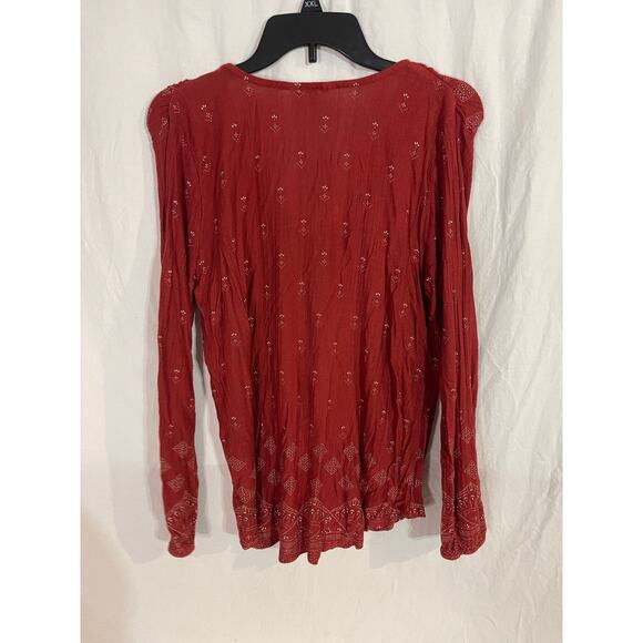 Lucky Brand womens xl blouse - Picture 2 of 3
